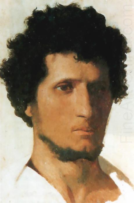 Head of a Peasant of the Roman Campagna, Jean Leon Gerome